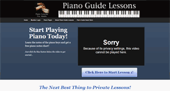 Desktop Screenshot of pianoguidelessons.com